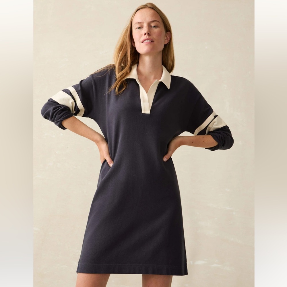 NWT Faherty Polo Rugby Dress